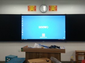 精雕细琢 方出精品,希沃B86EB智慧黑板施工安装图文教程特例