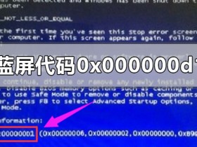 [系统教程]电脑蓝屏代码0x000000d1怎么办？电脑蓝屏代码0x000000d1解决办法
