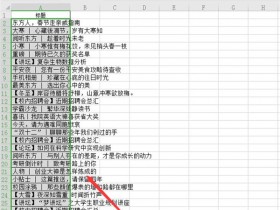 办公软件使用之Excel中的文字如何自动分行