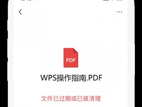 办公软件使用之怎么让WPS分享的文档永不过期?