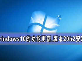 [系统教程]针对windows10的功能更新,版本20h2安装失败