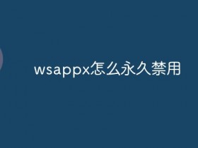 [系统教程]wsappx怎么永久关闭/禁用？