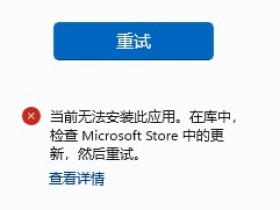 [系统教程]Win11微软应用商店下载软件无法安装，错误代码0x8D050002怎么办