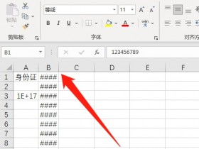 办公软件使用之Excel数字变成井号怎么办？Excel数字变成井号的解决方法