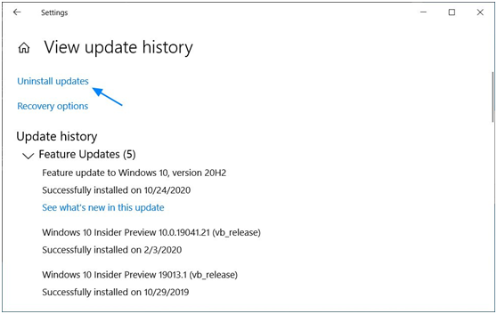 [系统教程]如何卸载Win10 20H2版本，并降级到以前的版本？