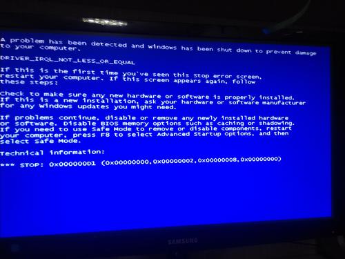 [系统教程]电脑蓝屏代码0x00000008怎么办？电脑蓝屏代码0x00000008解决办法