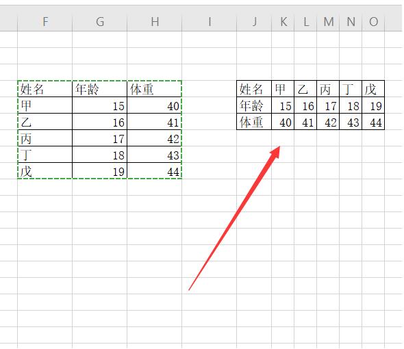 办公软件使用之Excel中如何使表格旋转90度
