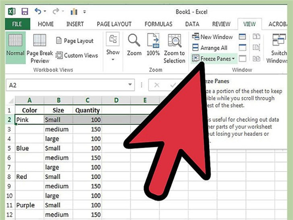 办公软件使用之怎么在Excel中添加标题行？