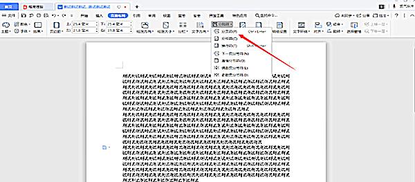 办公软件使用之WPS中Word怎么添加下一页？WPS中Word添加下一页方法