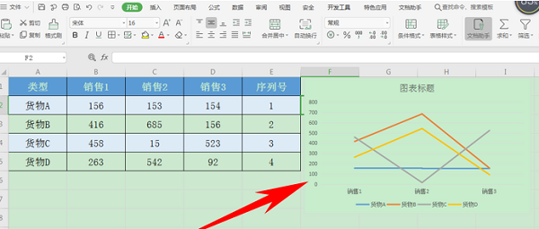 办公软件使用之WPS中Excel图表修改横坐标的方法