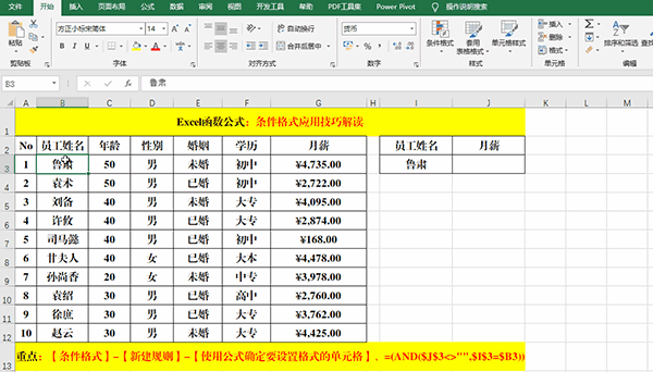 办公软件使用之Excel 2019中使用条件格式分析数据的7类方法教学