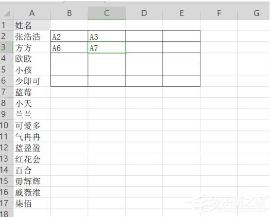 办公软件使用之wps表格怎么把一列分成多列？想知道的话往下看！