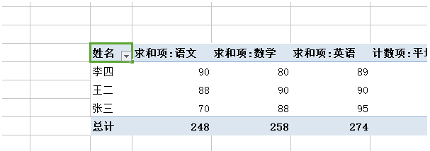 办公软件使用之如何使用excel数据透视表求和 使用excel求和的方法