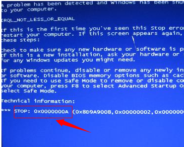 [系统教程]Win10系统电脑蓝屏0x0000000A怎么办？电脑蓝屏代码0x0000000A解决方法