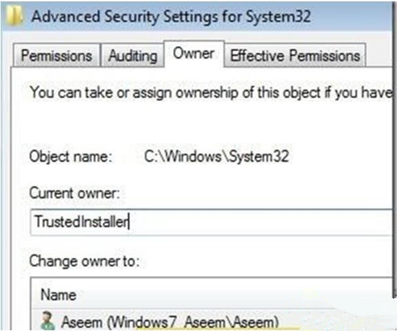 [系统教程]Windows7旗舰版系统怎样删除“信任安装”的文件？