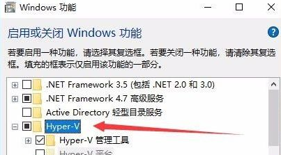 [系统教程]Win10没有hyperv选项只有虚拟机平台怎么回事？