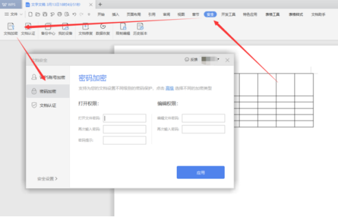 办公软件使用之wps加密码怎么设置？
