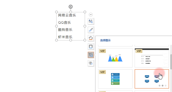 办公软件使用之PPT中怎样把文字转成图示？PPT把文字转成图示的方法