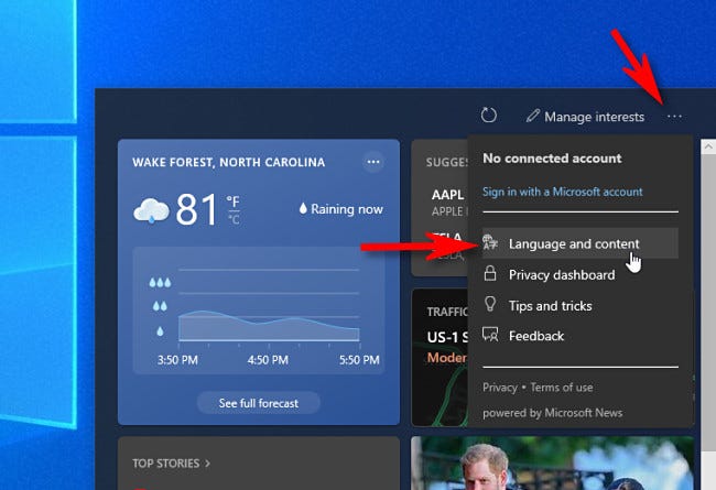 [系统教程]怎么恢复Windows10 21H1的任务栏天气小部件？