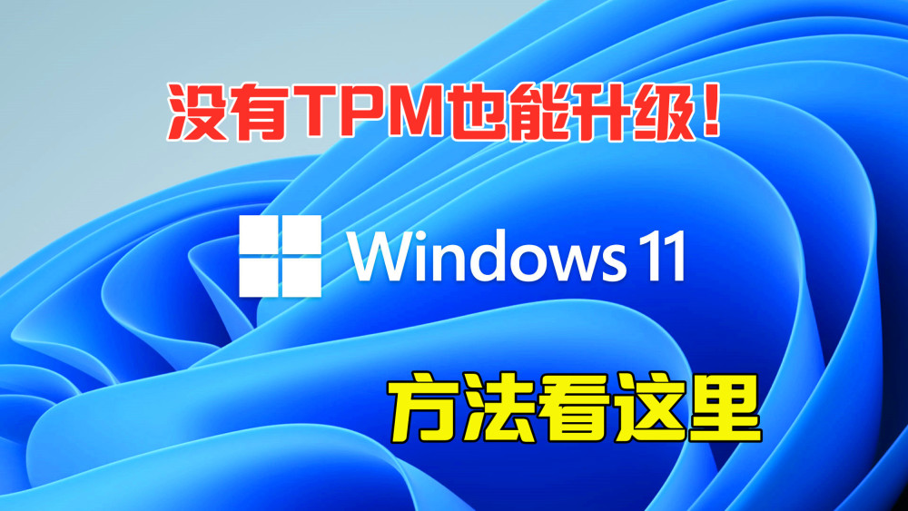 [系统教程]Win11怎么升级TPM Win11没有TPM怎么升级