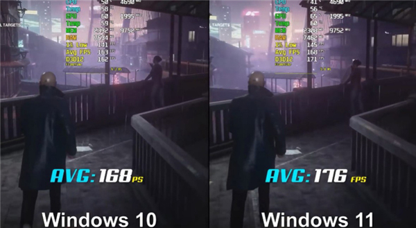 [系统教程]微软Win11和Win10游戏性能对比详情