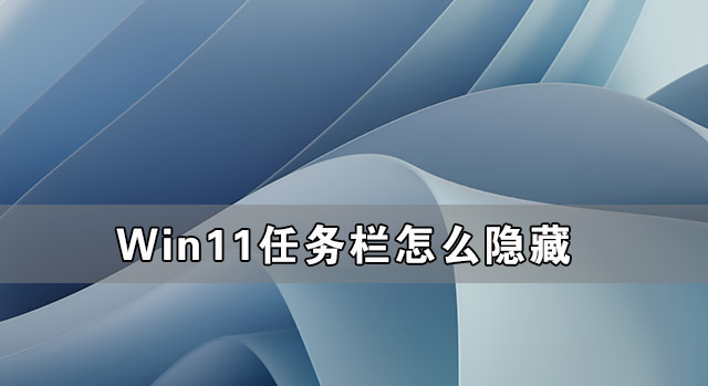 [系统教程]Win11任务栏怎么隐藏 Win11隐藏任务栏的方法介绍