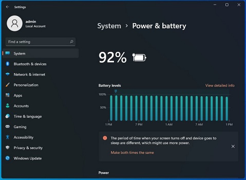 [系统教程]Win11如何查看电池情况？Win11查看电池情况的方法