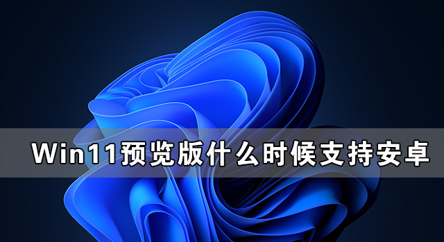 [系统教程]Win11预览版什么时候支持安卓 Win11支持安卓的版本发布了吗