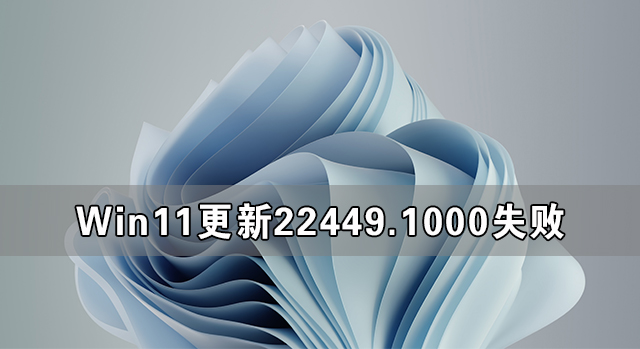 [系统教程]Win11更新22449.1000失败 Win11 22449.1000更新安装失败解决方法