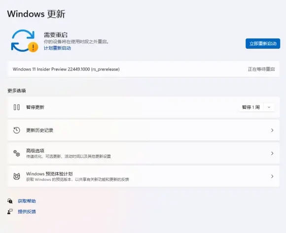 [系统教程]Win11更新22449.1000失败 Win11 22449.1000更新安装失败解决方法