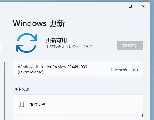 [系统教程]Win11升级22449.1000版本卡在49%怎么办？