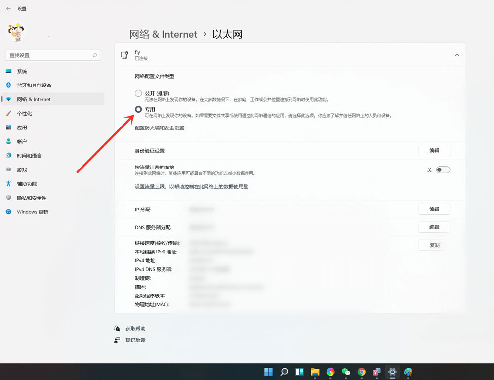 [系统教程]Win11公用网络怎么换成专用网络？Win11公用网络换成专用网络的技巧