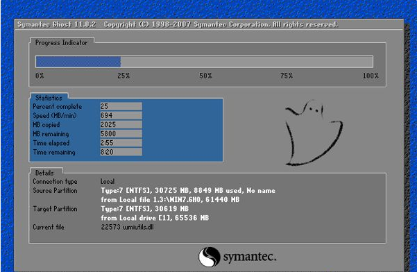 [系统教程]Ghost怎么重装Win7系统？Windows7一键ghost重装系统步骤