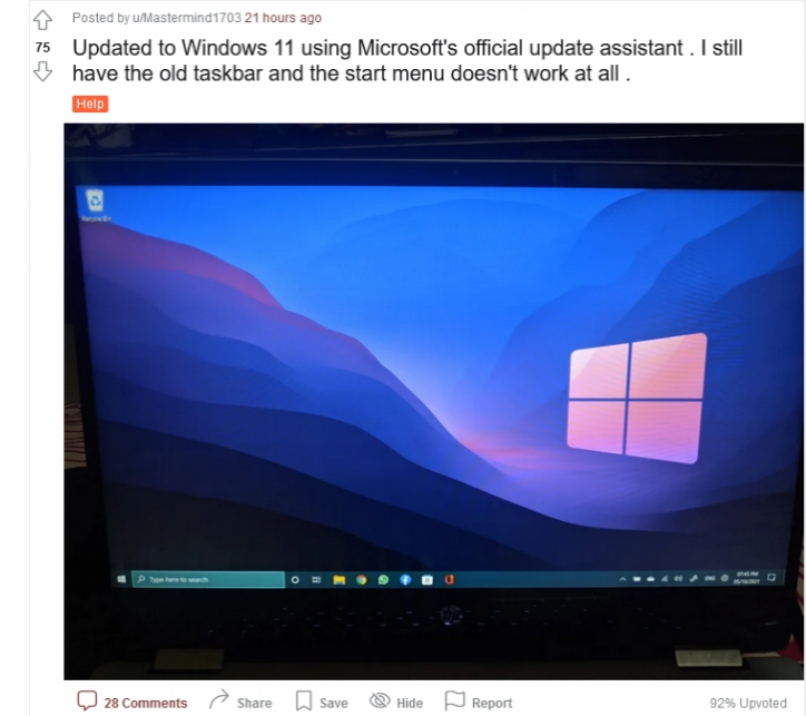 [系统教程]Win11升级后出现Win10任务栏BUG要怎么解决？Win11任务栏BUG解决方法