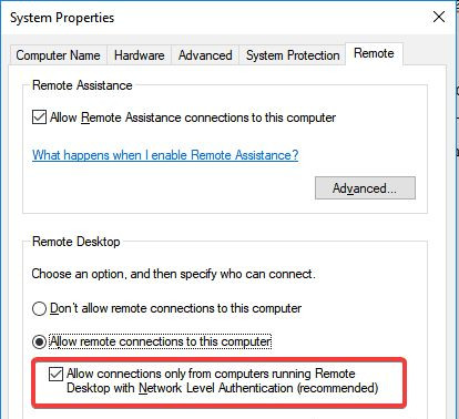 [系统教程]Win10远程桌面错误代码0x1104怎么解决？