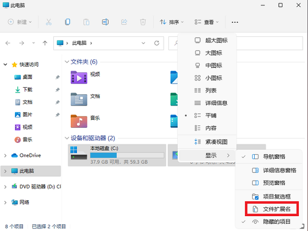 [系统教程]Win11如何修改文件后缀名？Win11怎么显示后缀名？