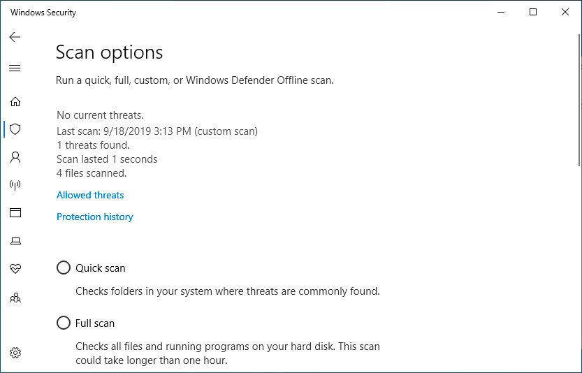[系统教程]Win10怎么使用Windows Defender扫描文件夹中的恶意软件？