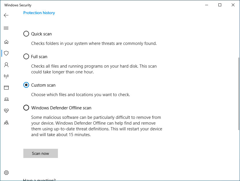 [系统教程]Win10怎么使用Windows Defender扫描文件夹中的恶意软件？