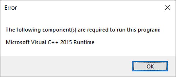 [系统教程]Win10电脑运行程序缺少Microsoft Visual C++ 2015 Runtime怎么办？