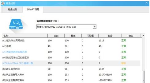 [系统教程]Win7检测硬盘显示ultradmacrc错误计数怎么解决？