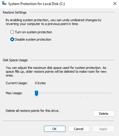 [系统教程]怎么查看Win11是否开启系统还原？