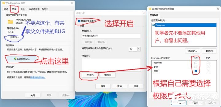 [系统教程]Win11的网络与共享中心怎么设置？Win11局域网共享设置方法