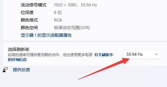 [系统教程]Win11如何调整显示器赫兹？Win11调整显示器赫兹的方法