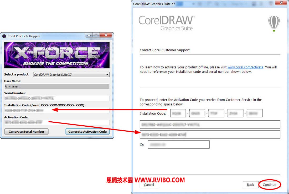 [辅助工具]X-FORCE注册机下载,X-FORCE通用注册机,Corel Products KeyGen 2022 V1 by X-FORCE通过注册机