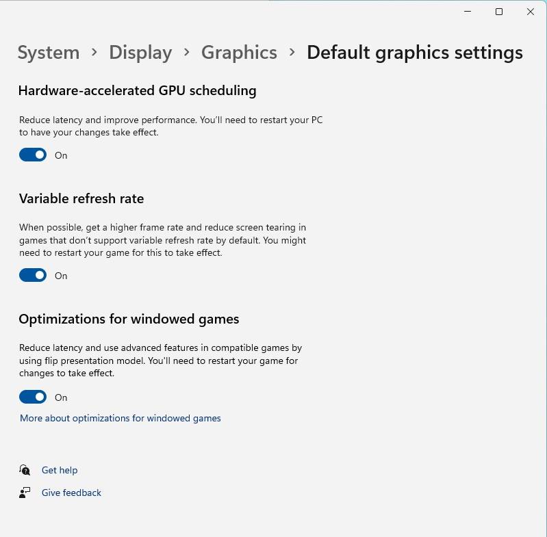 [系统教程]Win11如何提升窗口游戏性能？窗口游戏性能设置