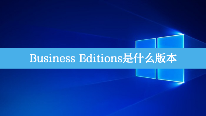 [系统教程]Business Editions是什么版本？