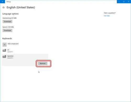 [系统教程]Win10如何删除键盘布局？