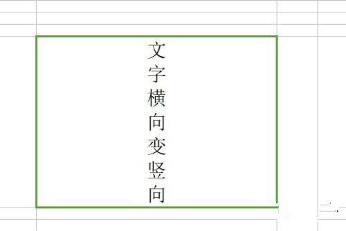 办公软件使用之Wps表格字体如何实现横竖转换？Wps表格字体实现横竖转换的方法