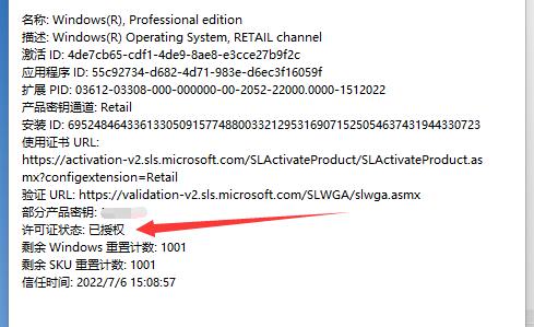 [系统教程]Win11如何查看激活信息？Win11查看激活信息的方法