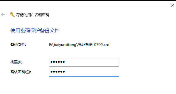 [系统教程]Win11用户名和密码备份方法